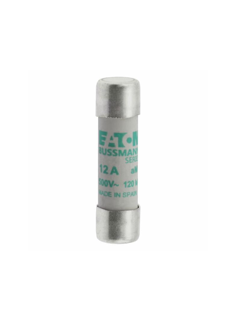 CYLINDRICAL FUSE 10 x 38 12A AM 500V AC Wkładka cylindryczna 10 x 38mm 12A AM 500V AC C10M12 EATON