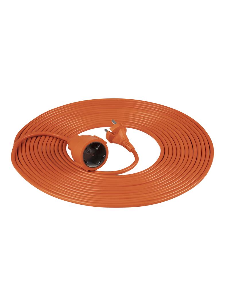 Przedłużacz PVC IP20 10m 1x2P, H03VV-F 2x1mm2