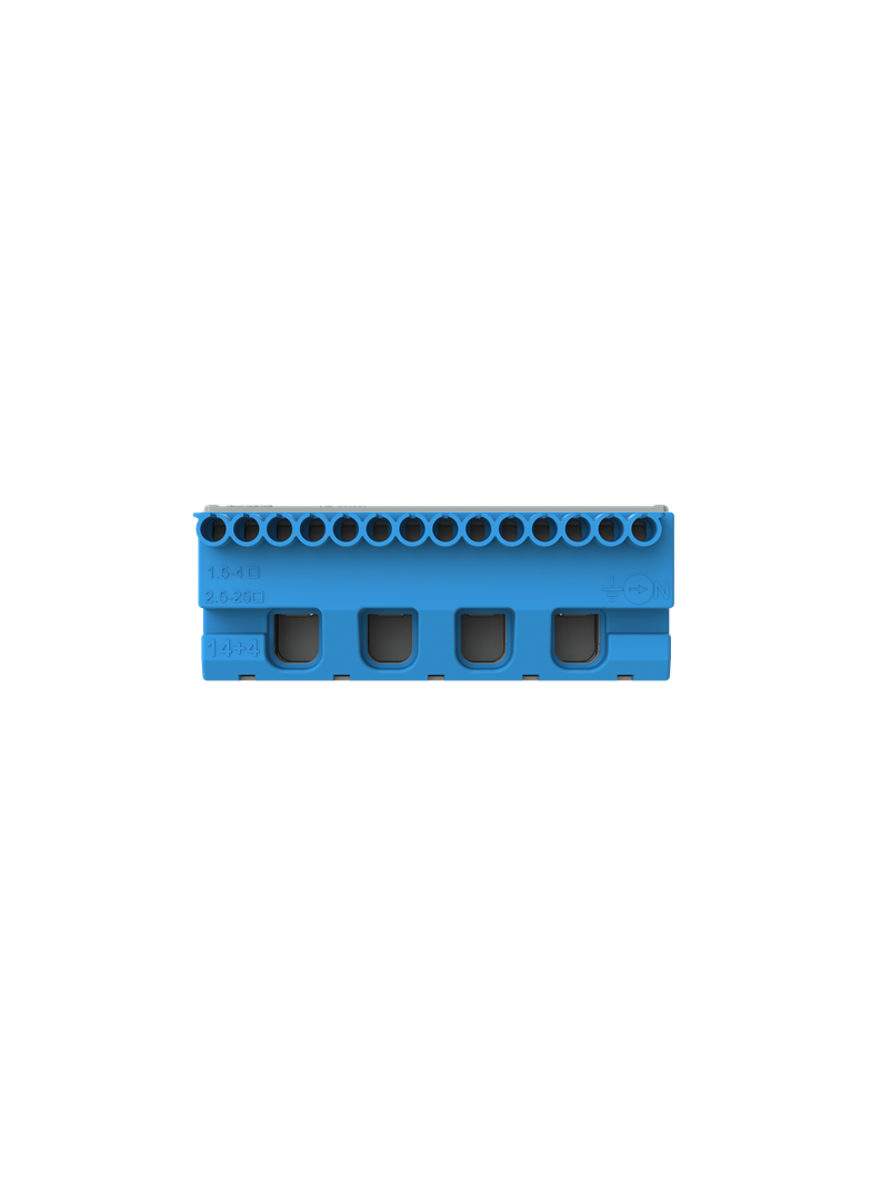 Listwa zaciskowa wtykowa N 14*1,5-4mm2+4*25mm2