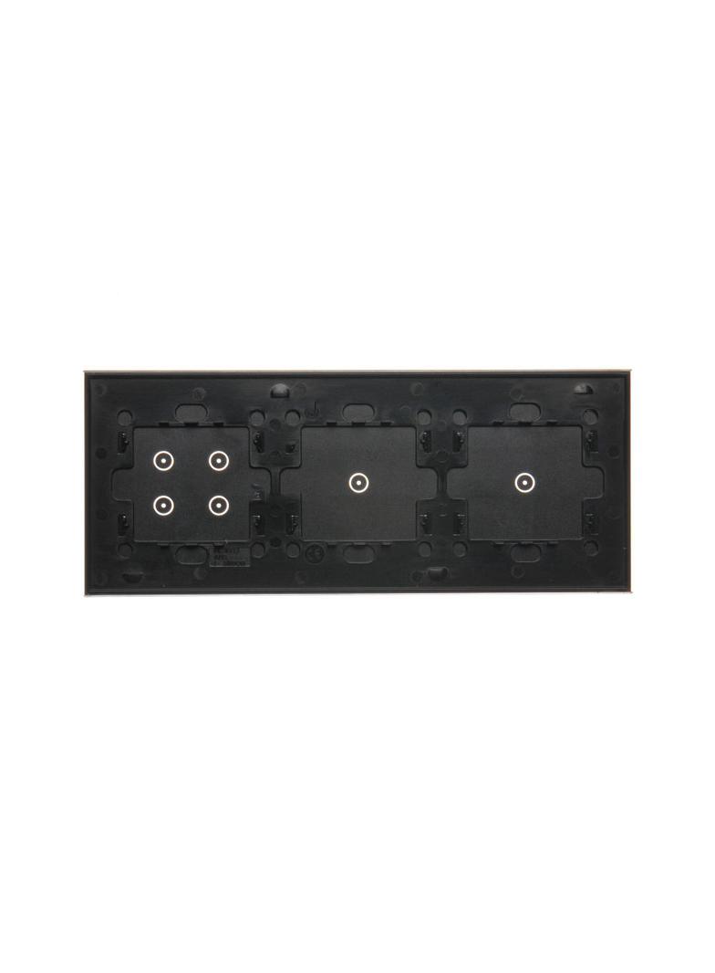 Simon 54 Touch Panel dotykowy S54 Touch 3 moduły 1 pole dotykowe + 1 pole dotykowe + 4 pola dotykowe zastygła lawa DSTR3114/73 KONTAKT