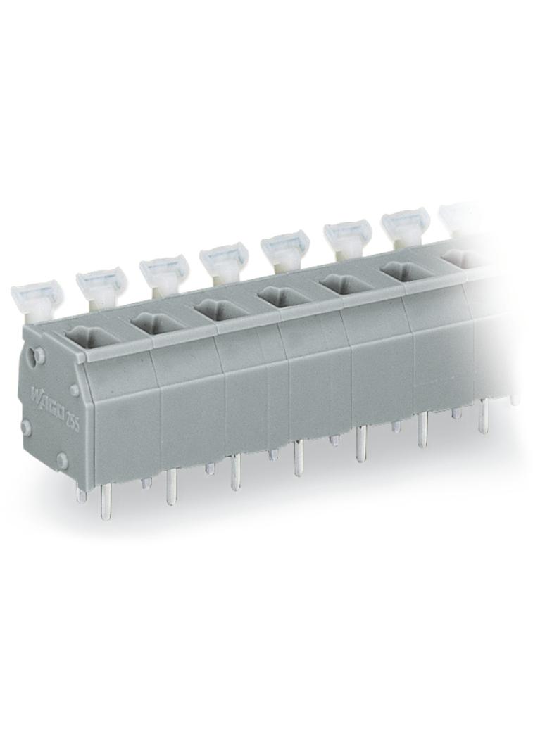 listwa zaciskowa do pł. drukowanych 4-bieg. szara raster 7,5/7,62 mm