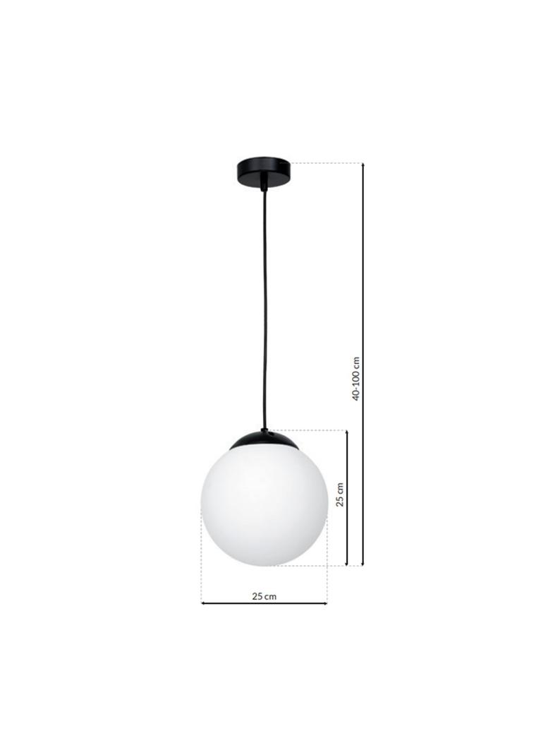 Milagro lampa wisząca Lima E14 czarno/biała MLP6522