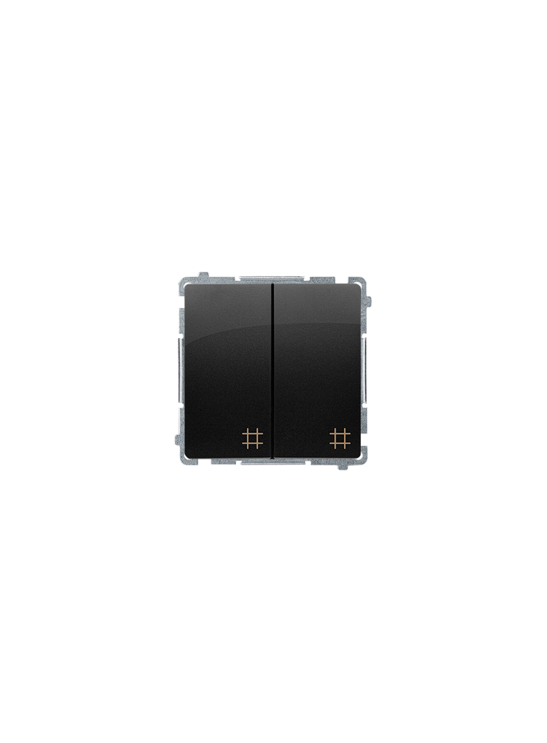 "Simon BASIC WMUL-07001x-Y011 Łącznik krzyżowy podwójny (moduł) 10AX, 250V~, szybkozłącza