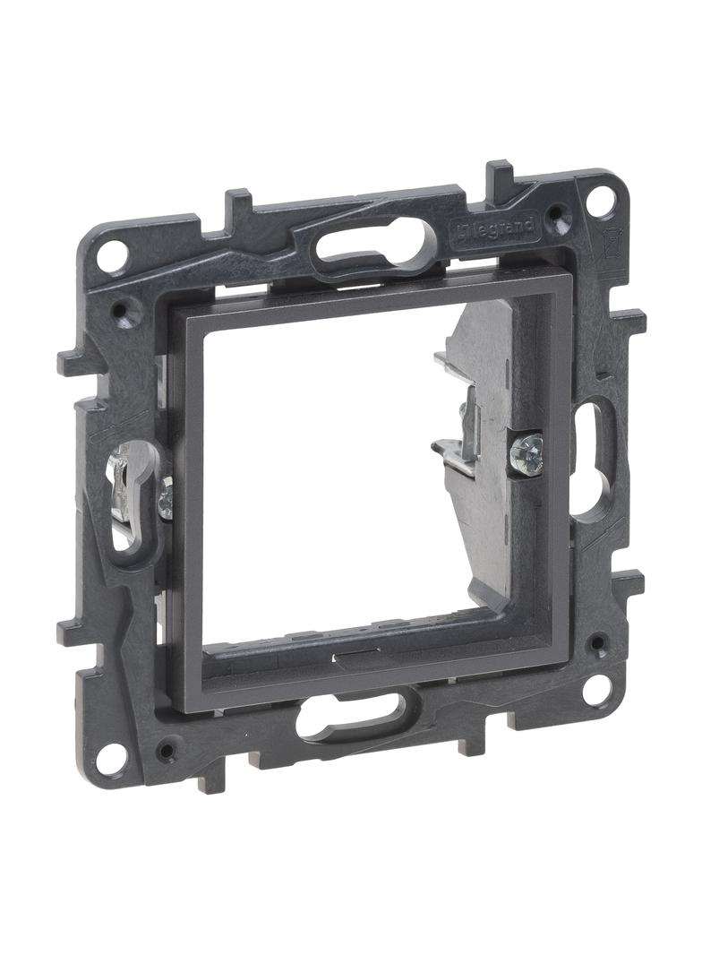 Niloe Step - adapter Mosaic- kolor stalowy, Legrand