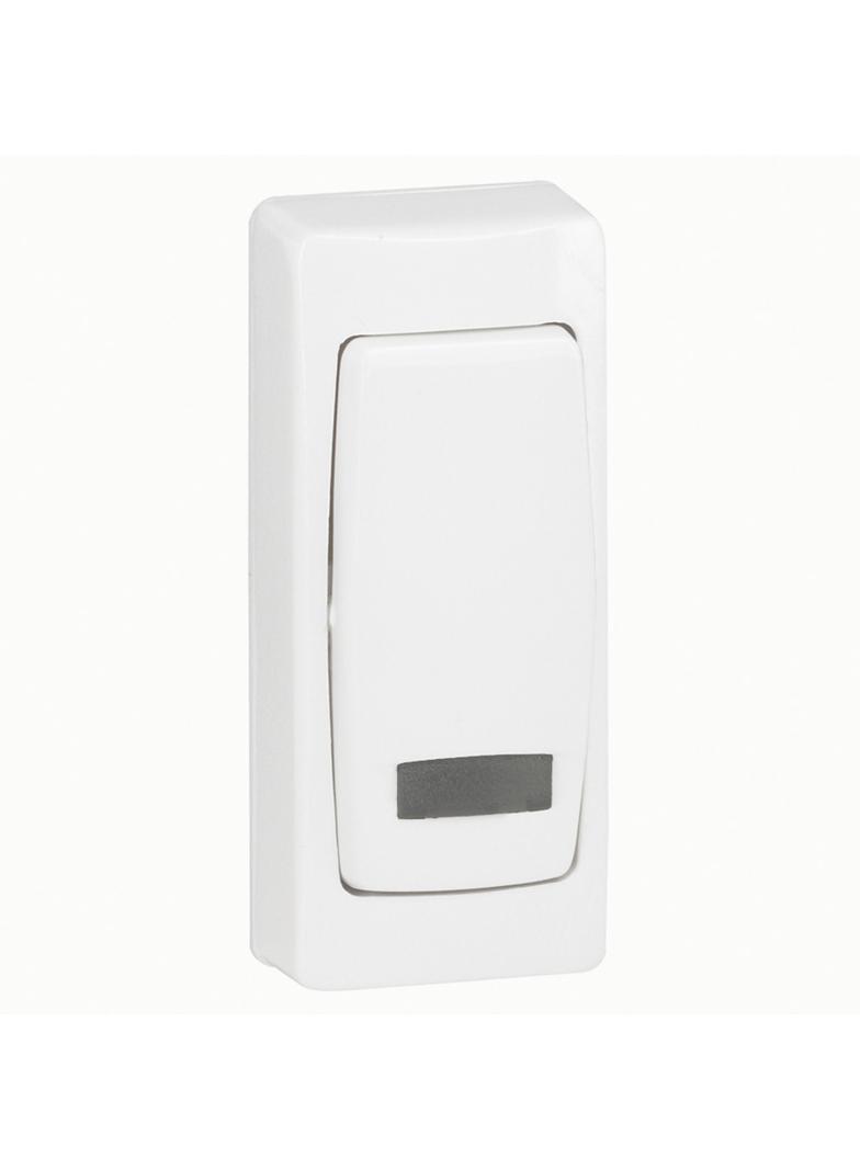 Oteo Łącznik Schodowy Z Podświetlenie Mini Biały Komplet 10Ax-250V 086087 LEGRAND