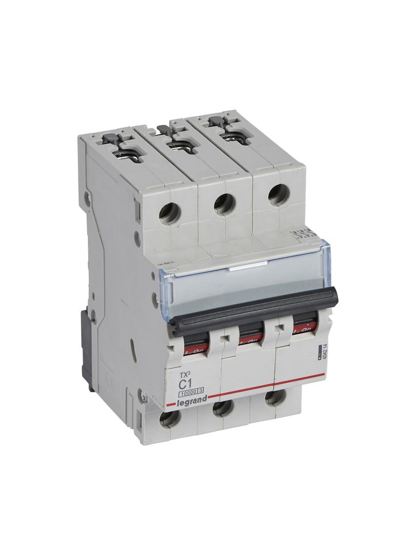 WYŁĄCZNIK NADPRĄDOWY S 313 3P C 1A 10000A SERII TX3, Legrand