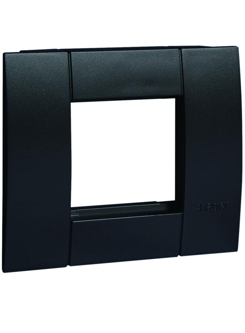 tehalit.WA Ramka montażowa pojedyncza 45x45mm czarna GT4519011 HAGER