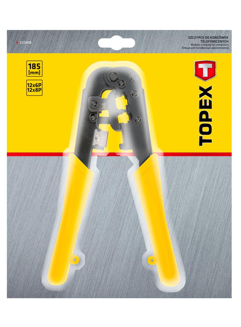 Szczypce do końcówek telefonicznych 6P, 8P