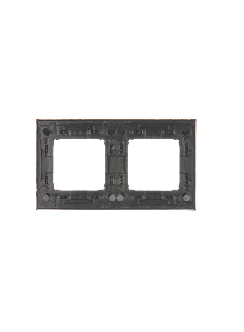 Simon 54 Premium Ramka 2-krotna PREMIUM IP20 / IP44 ciemna stal DR2/67 KONTAKT