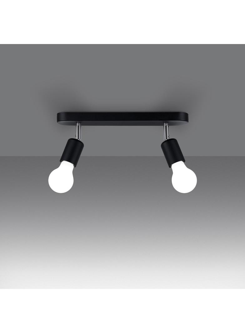 Sollux Plafon FORNES 2 czarny SL.1121