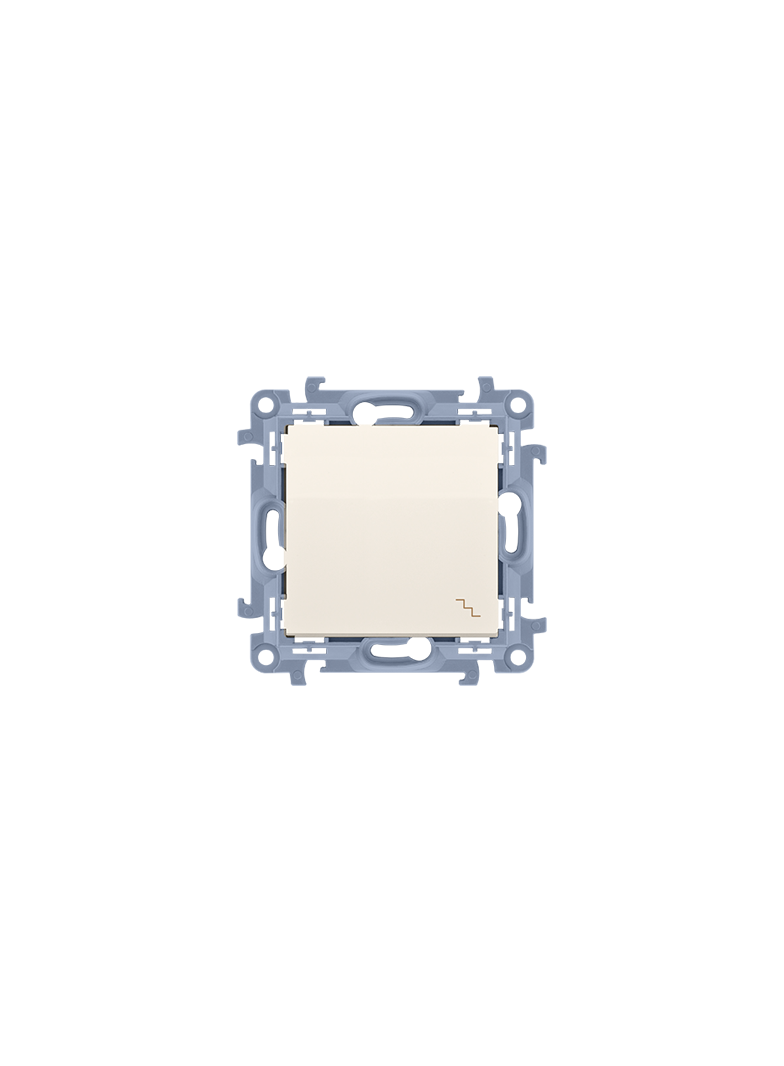 Simon 10 Łącznik schodowy 10AX szybkozłączka krem CW6C.01/41 KONTAKT