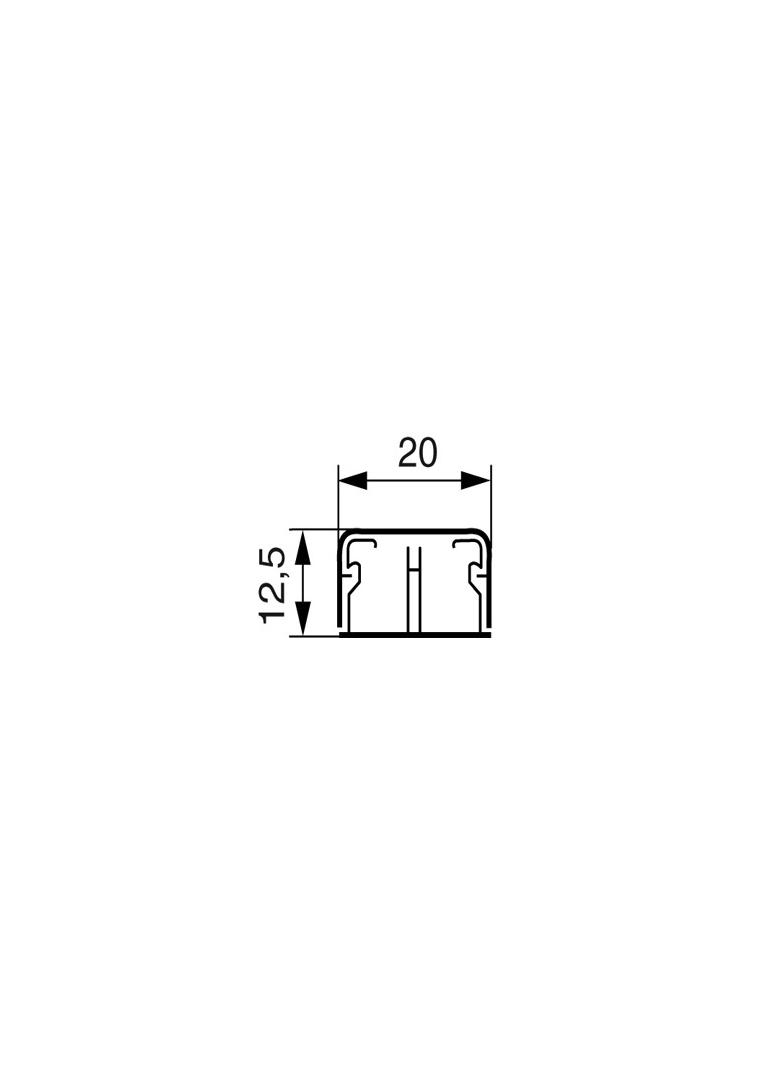 Końcówka Kanału 20X 12.5Mm Biały Dlplus 20x12.5 031202 LEGRAND