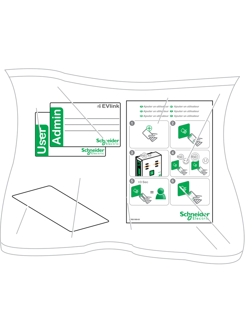 Karty RFID do stacji ładowania pojazdów 10 sztuk