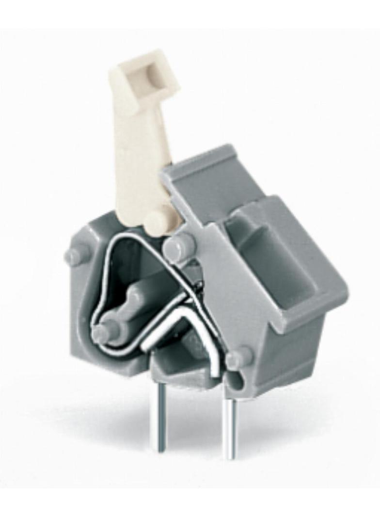 złączka do płytek drukowanych ciemnoszara raster 7,5/7,62 mm