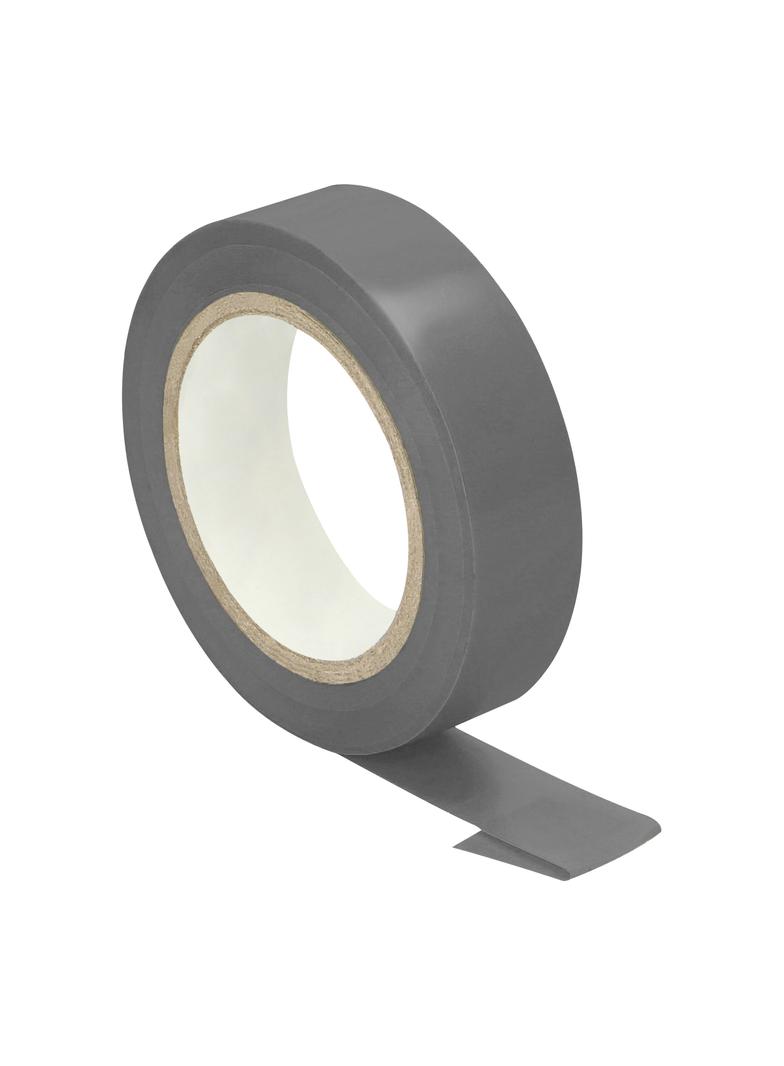 Taśma izolacyjna szara, uniepalniona, szerokość 15mm, grubość 0,13mm, długość 10m