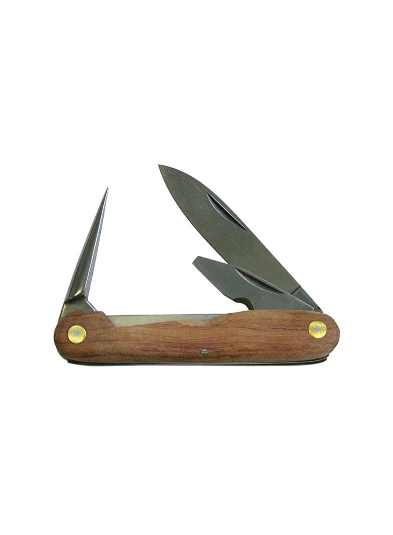 Nóż do przewodów  3-elem.   drewniany