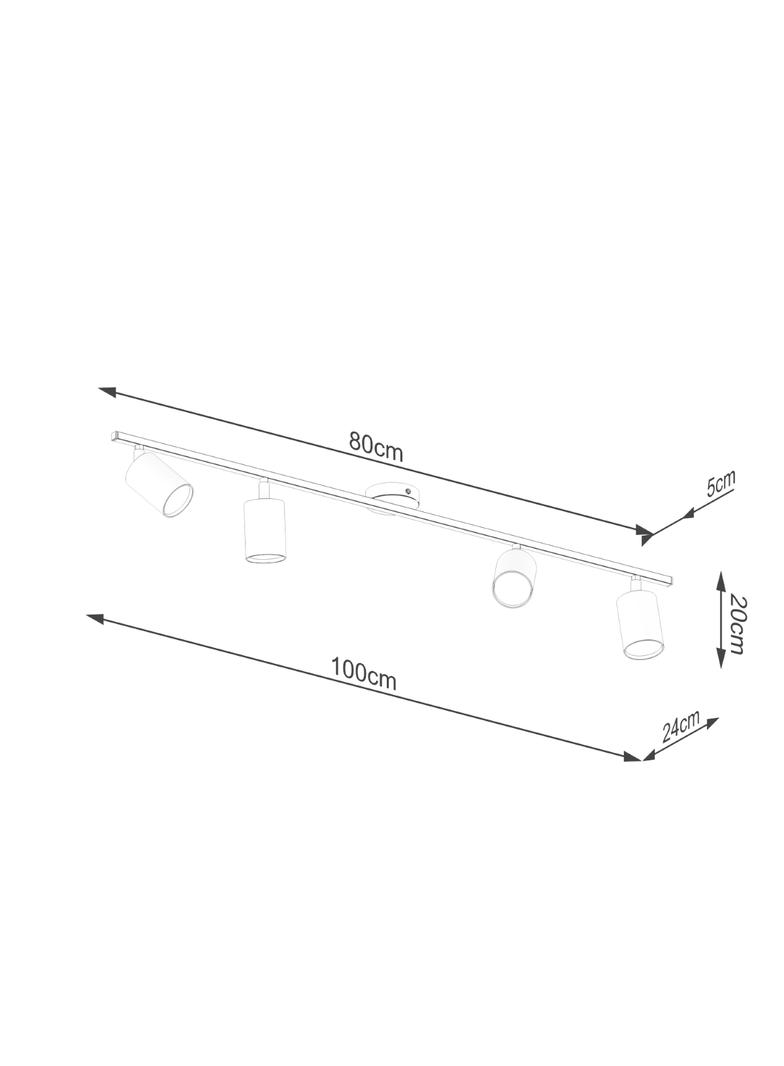 Sollux Plafon LEMMI 4L biały SL.1227