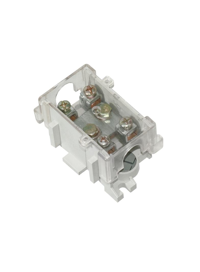 Listwa zaciskowa LG 1x25/16 termoplastyczna z osłoną