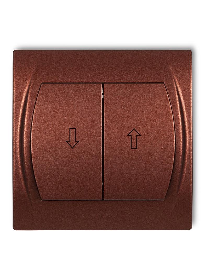 LOGO Łącznik żaluzjowy brązowy metalik 9LWP-8 KARLIK