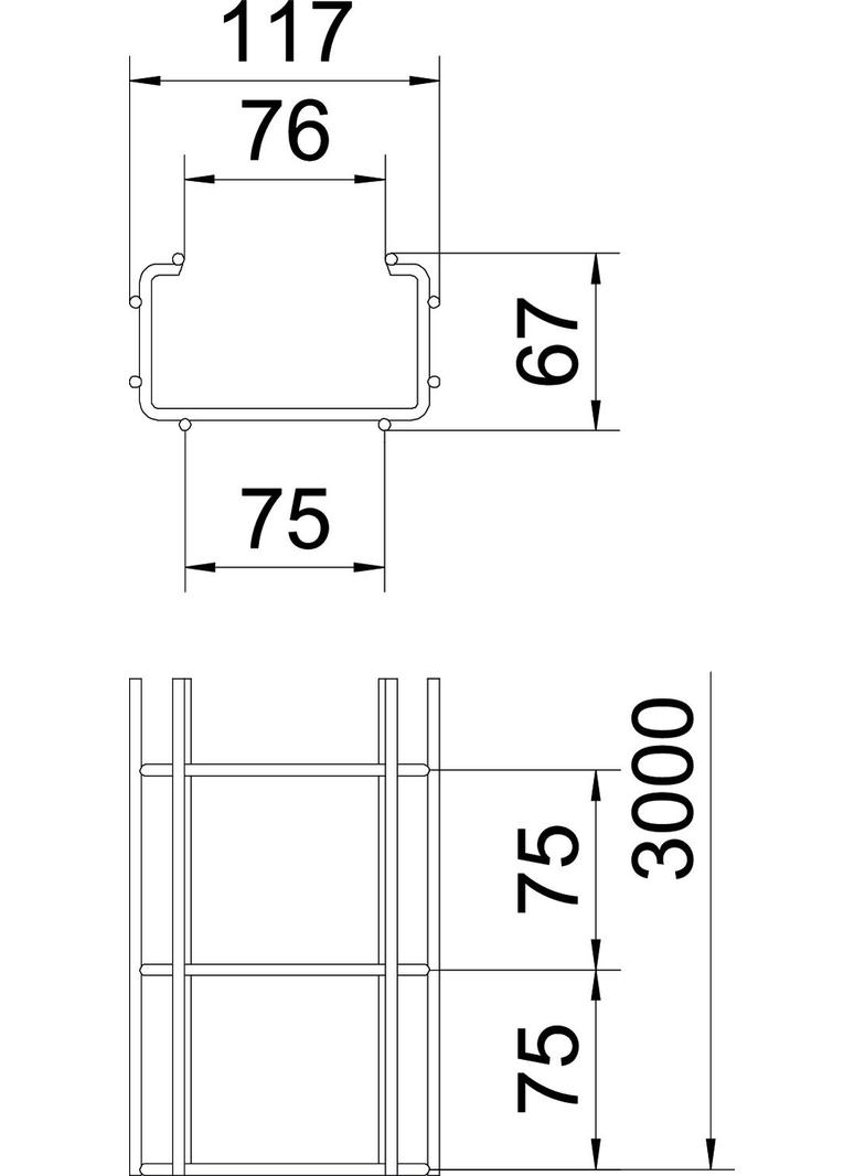 CGR 50/100, KORYTKA SIATKOWE CGR50/100 4,5VA