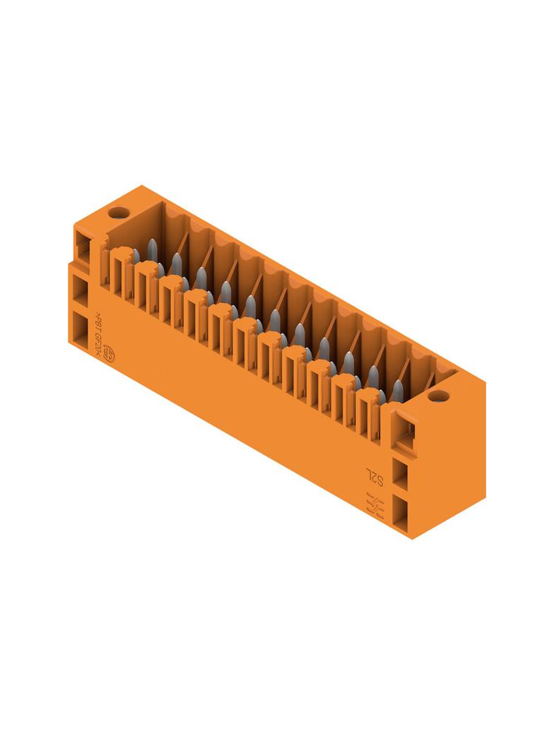 S2L 3.50/24/180F 3.5SN OR BX Wtyki PCB (złącza płyty), 3.50 mm, Liczba biegunów: 24, kąt odejścia: 180° /36szt./ 1729520000 WEIDMÜLLER