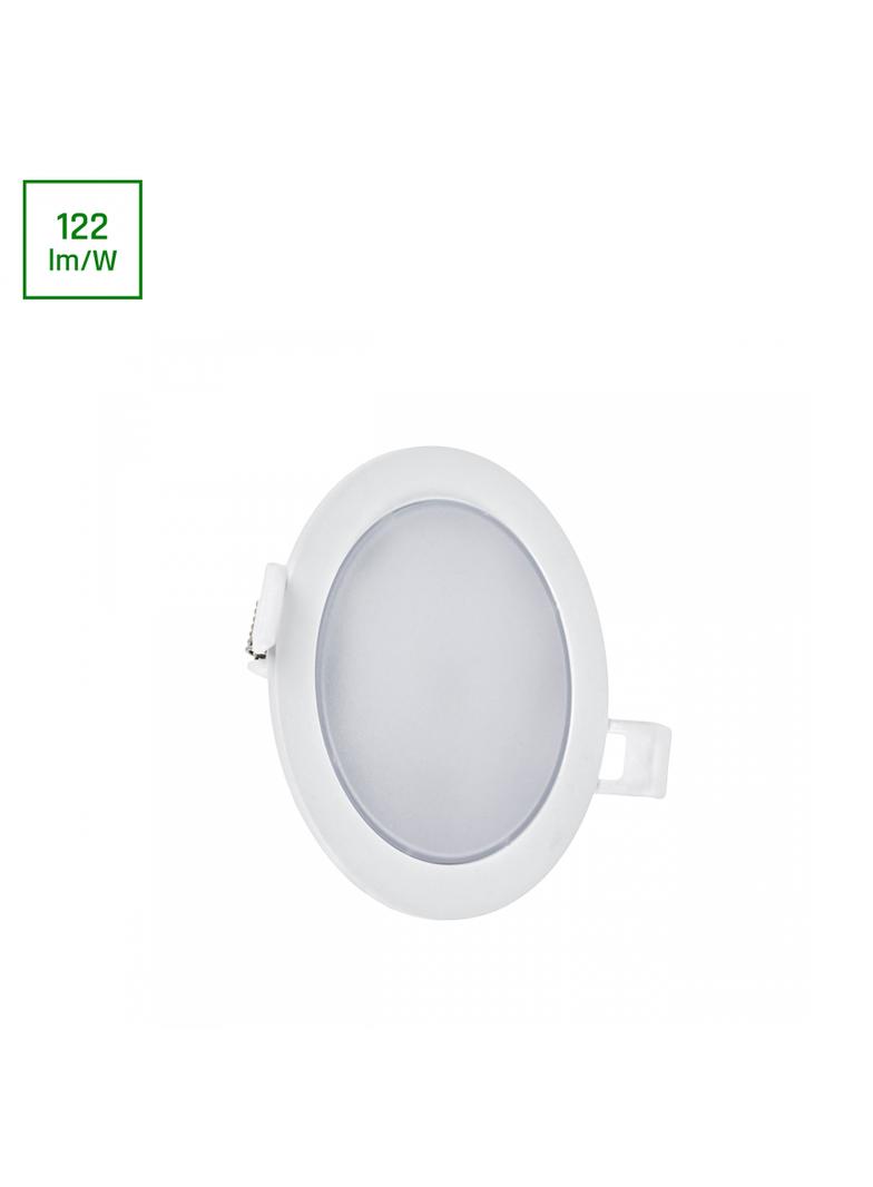 ALGINE ECO 2w1 NATYNK-PODTYNK DOWNLIGHT 6W NW 230V 110st IP20 IK06 115x35mm BIAŁY okrągła