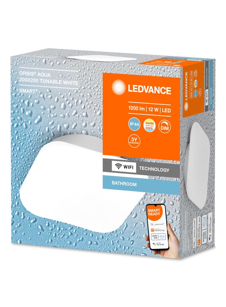 Oprawa SMART+ WIFI ORBIS AQUA 200x200 IP44 TW WT