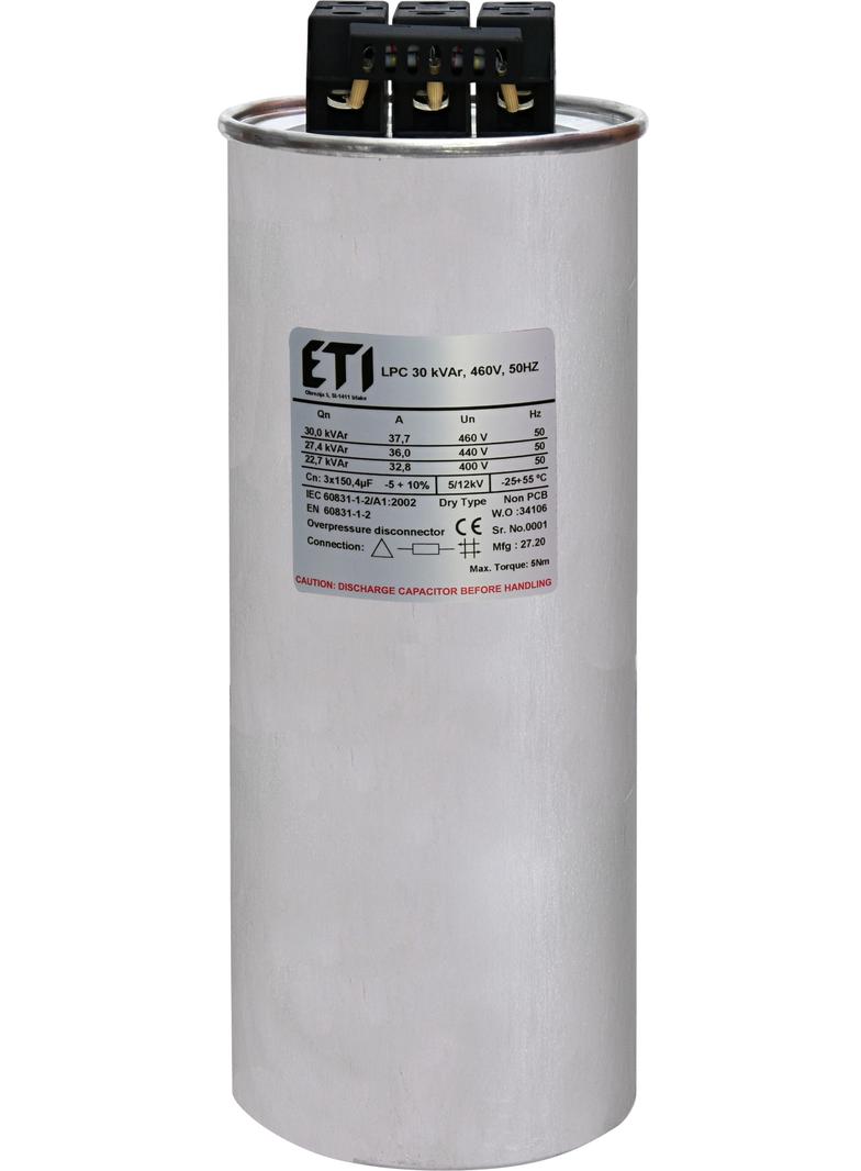 Kondensator LPC 30 kVAr, 460V, 50Hz 004656775 ETI