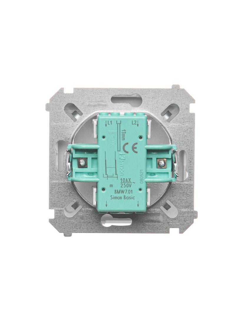 Simon Basic Łącznik krzyżowy 10A 250V zaciski śrubowe biały BMW7.01/11 KONTAKT