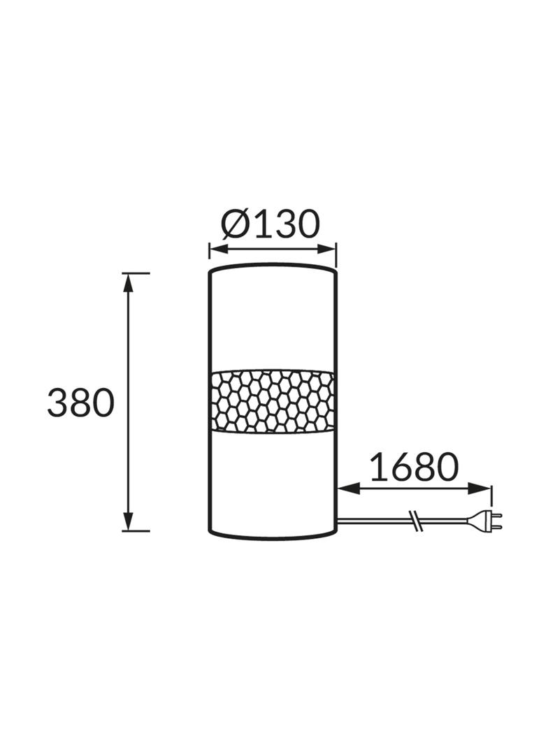 Lampka stołowa WANDA FOOT E14 BLACK