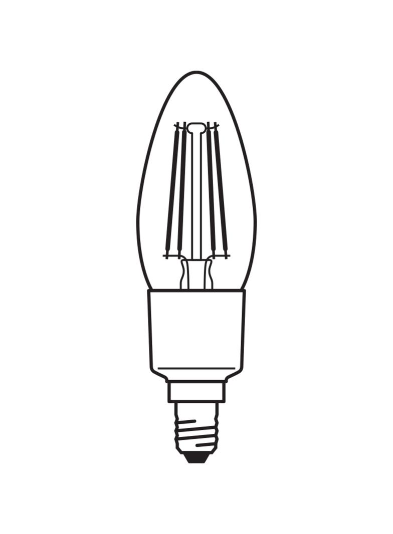 Lampa LED SMART+ WiFi CL B Filament szkło przezroczyste DIM 40 4W/827 E14