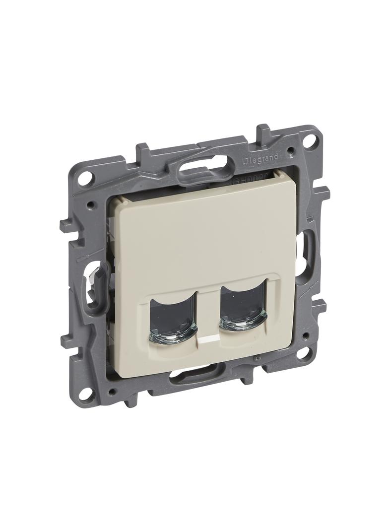 Niloe - Gniazdo 2Xrj45 Kat. 6 Utp Kremowe 664874 LEGRAND