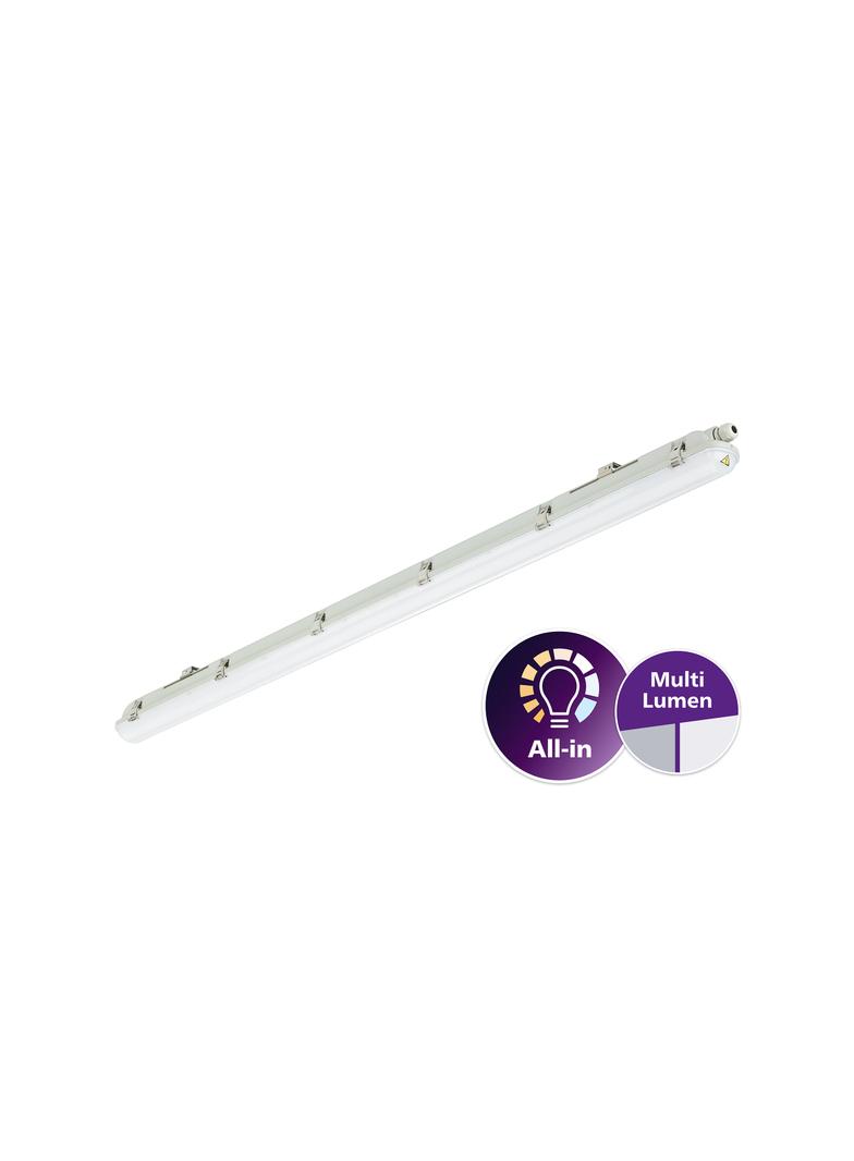 Oprawa hermetyczna Ledinaire WT065C przelotowa 53/30W 4100/6800lm IP65 4000K barwa neutralna LED41_6