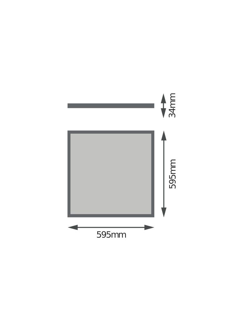 Oprawa PANEL 4IN1 600 32W 840 UGR19 WT