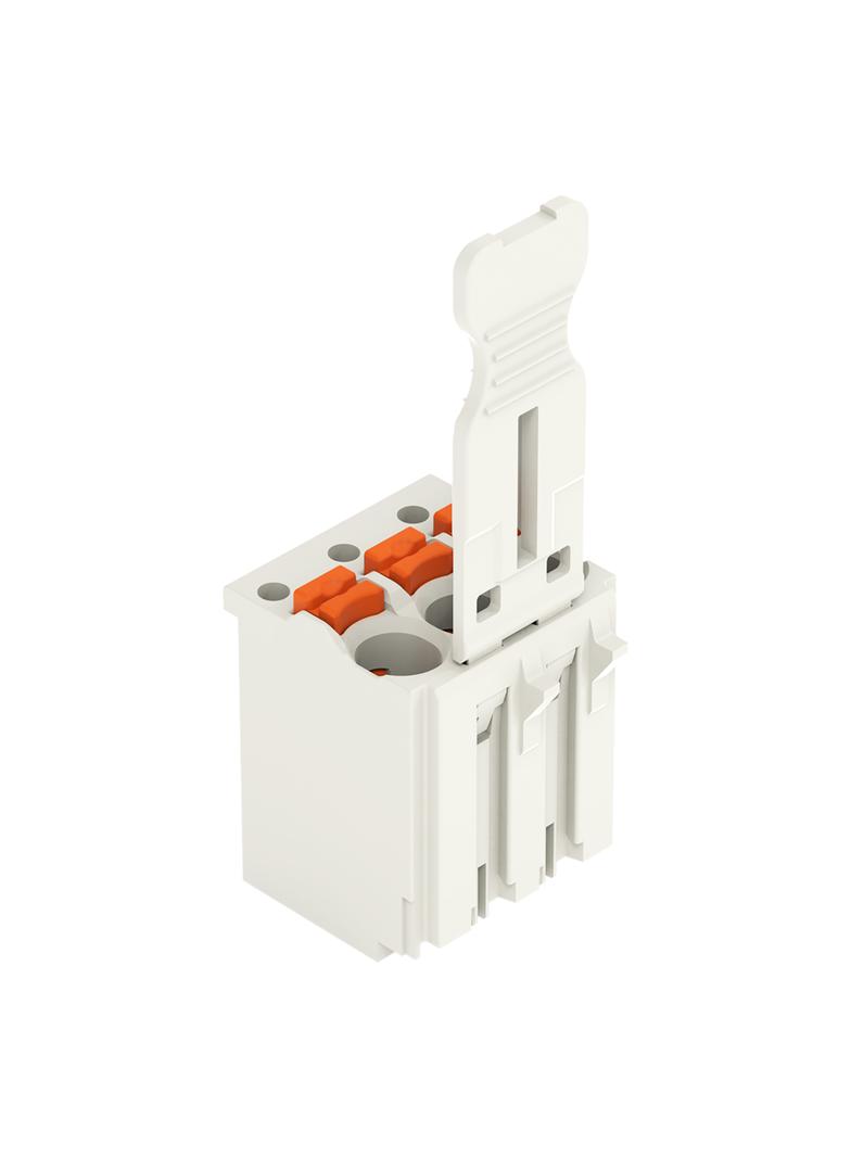 Gniazdo picoMAX raster 3,5mm 3‑biegunowe z płytką uchwytową 2091‑1103 /100szt./ WAGO