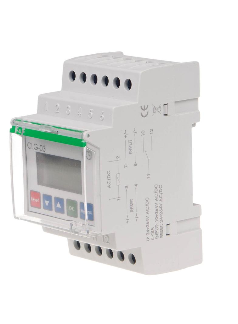 LICZNIK CZASU PRACY, ZASILANIE 24-264V AC/DC, 3 MODUŁY