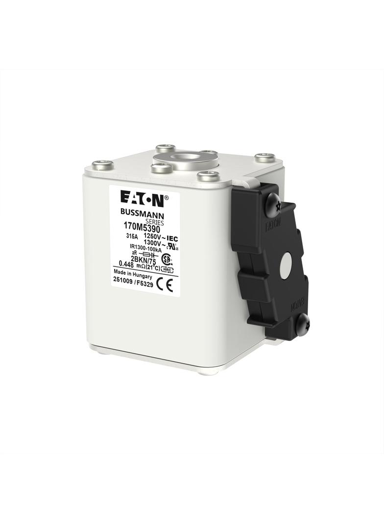FUSE 315A 1250V 2BKN/75 AR CU Wkładka szybka 315A AC 1250V rozmiar 2 61x75x77 mm aR IEC UL 170M5390