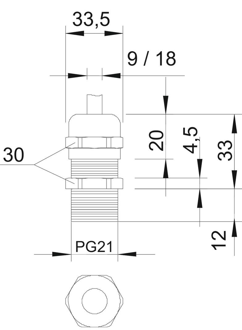 V-TEC/L, DŁAWIKI Z DŁUGIM GWINT.PG21 MS