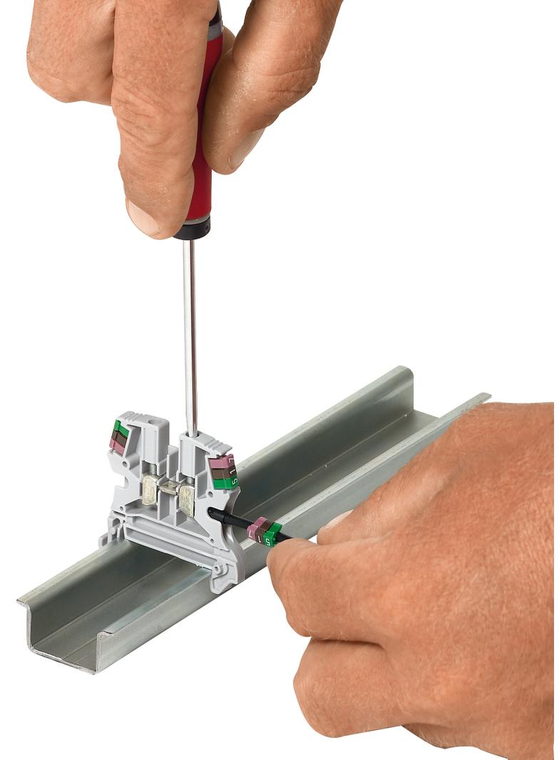 ZŁĄCZKA VIKING 1 TOROWA 4MM2 SZARA, Legrand