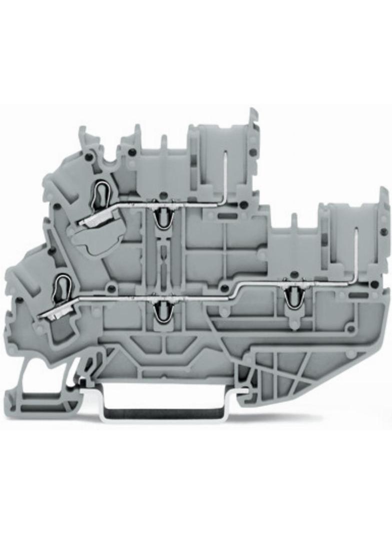 dwupiętrowa złączka 1-przewodowa/1-pinow