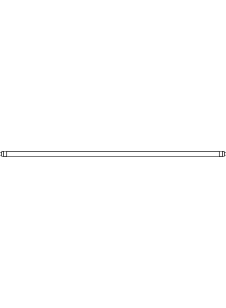 Tuba LED T8 ENTRY 600mm 8,1W 865 220-240 EM