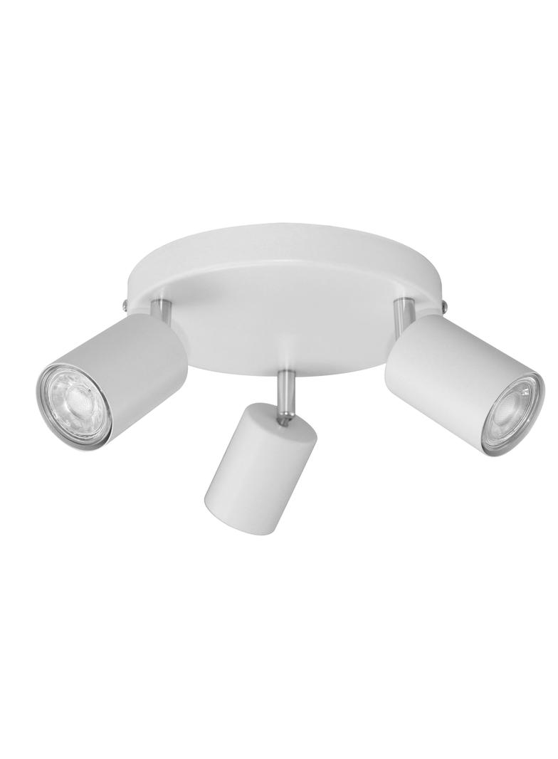 Rino SP 3, oprawa ścienno-sufitowa, GU10 max. 3x50W, IP20, biała AD-OP-6246WGU10 ORNO