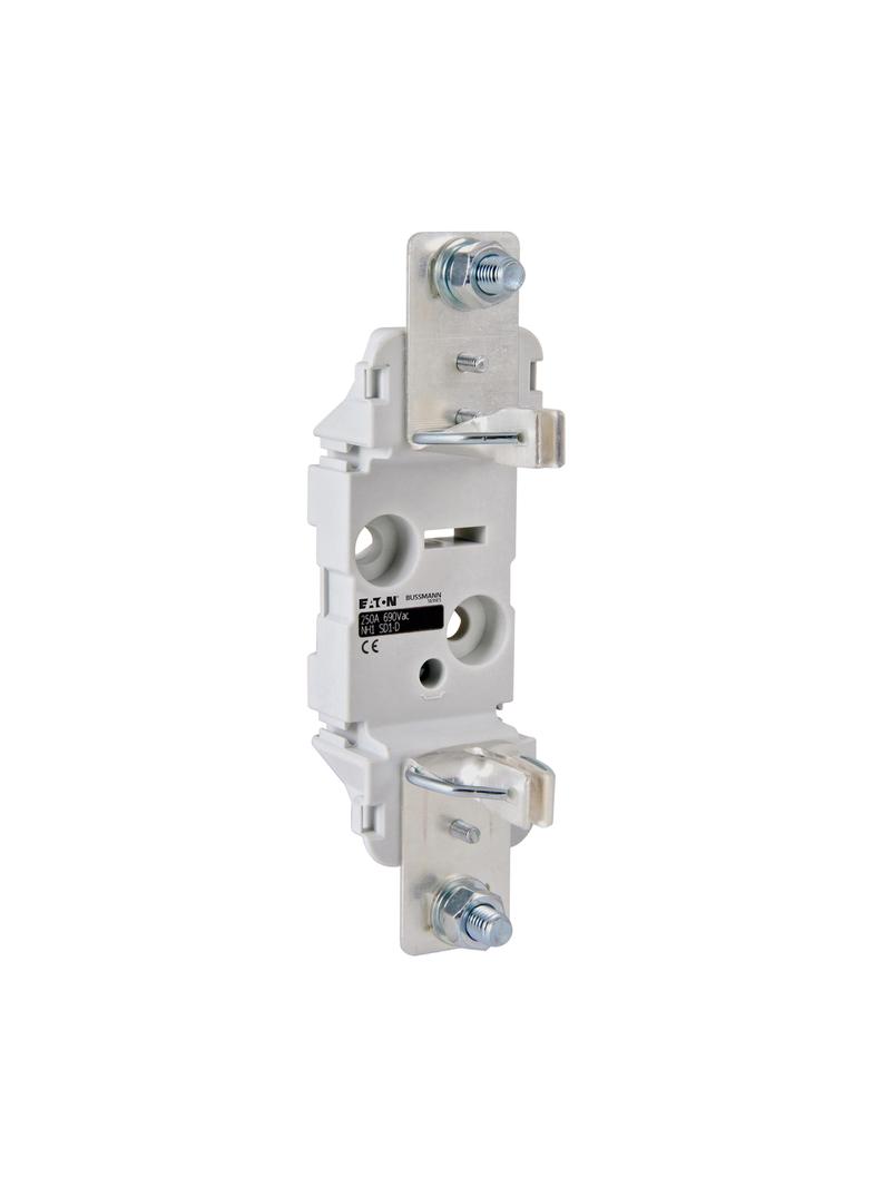NH1 SINGLE POLE SILVER 1/4 SCREW Podstawa NH1 1P 250A,mont. szyna DIN i śruby SD1-D EATON
