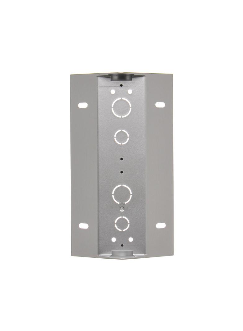 Simon 54 Premium Puszka natynkowa narożna 2-krotna do ramek PREMIUM srebrny mat