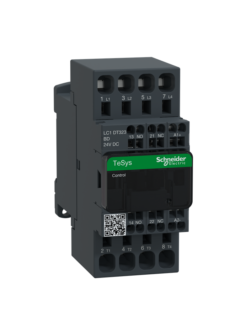 Stycznik mocy TeSys D AC1 32A 4P 1Z 1R cewka 24VDC zaciski sprężynowe LC1DT323BD Schneider