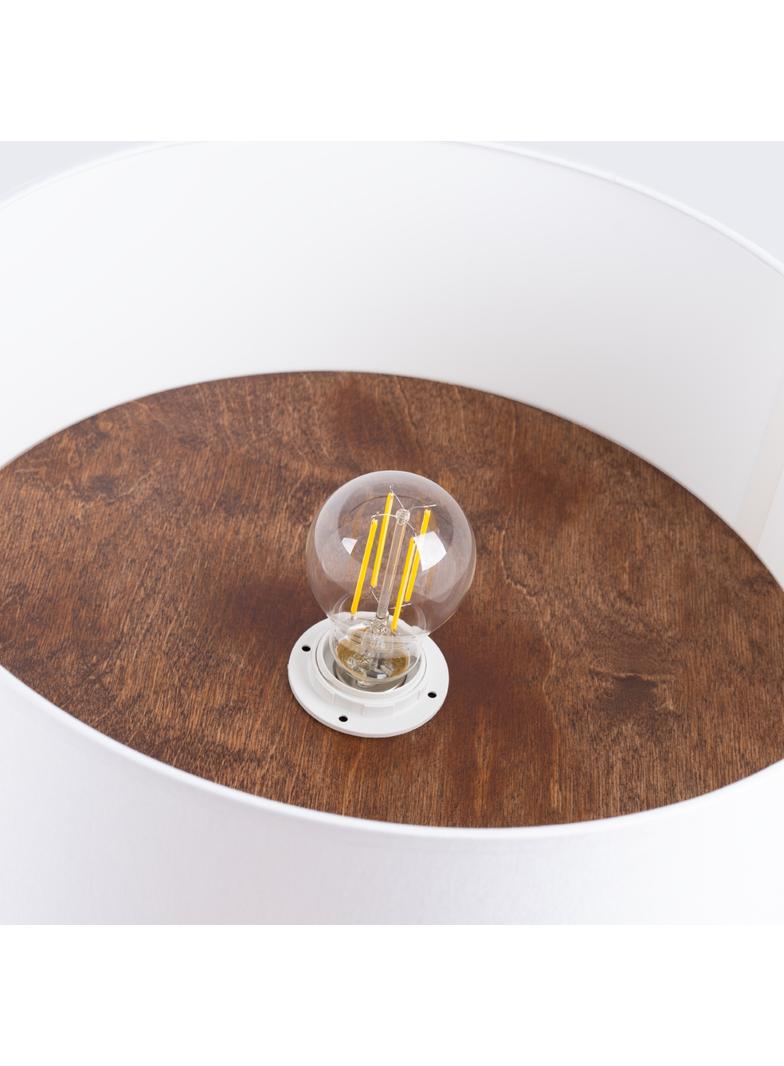 Plafon TELESTO biały/ciemny brąz