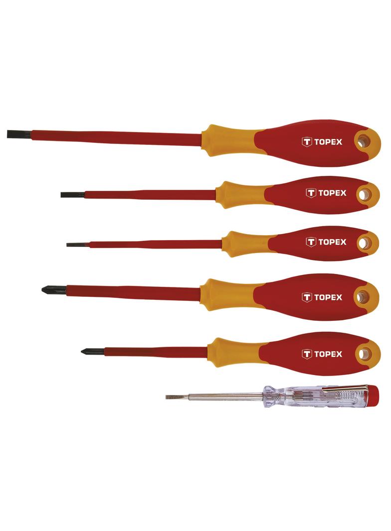 Wkrętaki 1000V, zestaw 6 szt.