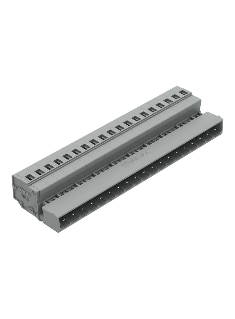 MCS-MIDI Classic wtyk 19-bieg. szary raster 5 mm /10szt./ WAGO