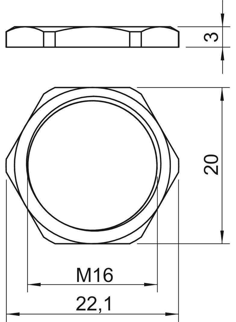 PRZECIWNAKRĘTKI M16X1,5 MOS/NIK