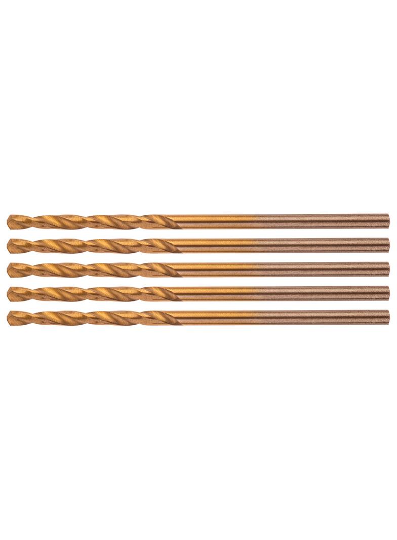 Wiertła do metalu HSS-TiN 1.5 mm, 5 szt.